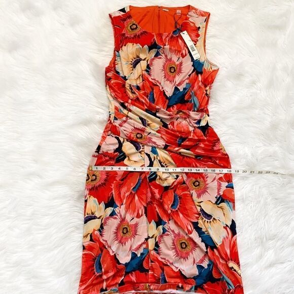 T TAHARI Floral Print Sleeveless Dress! - Picture 5 of 7